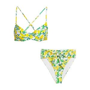 Weworewhat x Onia Lemon bikini NWT
